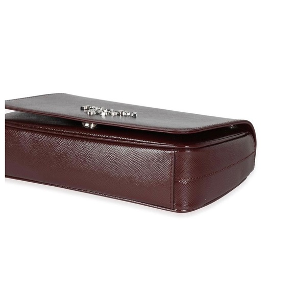 PRADA pattina in pelle saffiano vernice bag - Picture 3 of 8